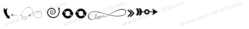 CK Arrows字体转换